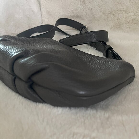 Marc by Marc Jacobs Classic Q Percy Crossbody Gray Pebbles Leather Bag Small - Picture 8 of 13